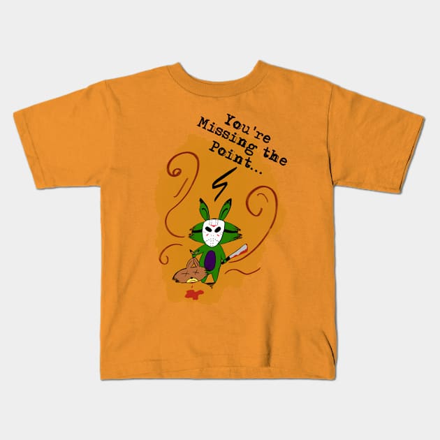 You're Missing the Point - Halloween Kids T-Shirt by Lonely_Busker89